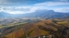 CRIMEA – A view of vineyards in the Alushta, 23Oct2021