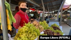 Struguri la piața agricolă din Tiraspol