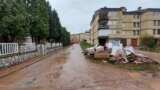 Bosnia and Herzegovina, Sarajevo, Otes, Three days after the flood, November 8, 2021. destroyed furniture on the street