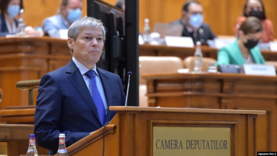 Romanian Prime Minister-designate Dacian Ciolos