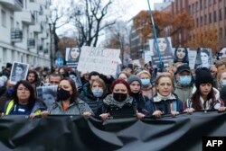 Протест на жени във Варшава на 6 ноември