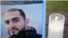 Serbia - near town of Sid - video on migrant deaths in transit - memorial for Syrian man named Mohammad - screen grab