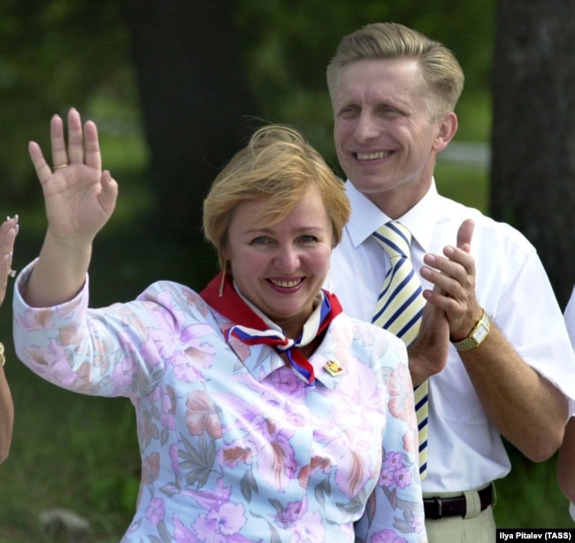 Людмила Путина и Александр Джеус, 2002 год
