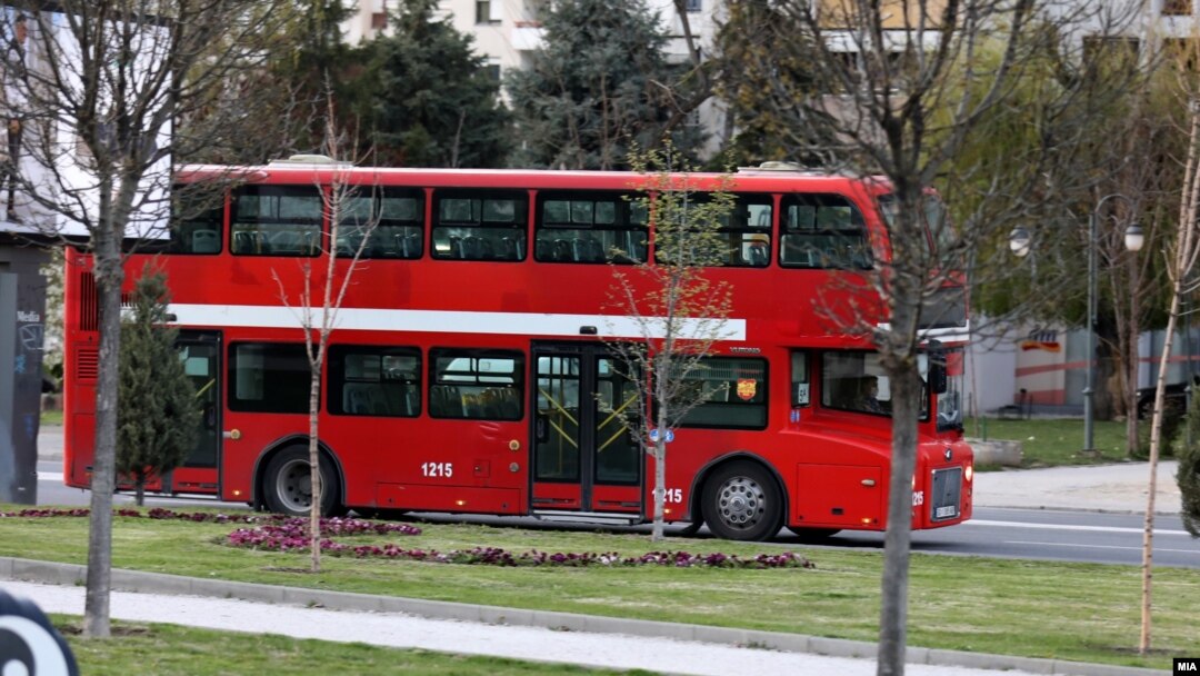 Автобус на ЈСП во Скопје (илустрација)