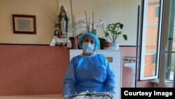  Paulina Bojoga, asistentă medicală în Italia. 