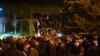 Supporters rally in Tbilisi's central Freedom Square, demanding Saakashvili's release and his transfer to a civilian hospital on November 8.