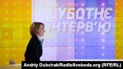 Лана Зеркаль в студії Радіо Свобода