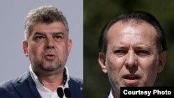 Marcel Ciolacu, liderul PSD șiF lorin Cîțu, liderul PNL.