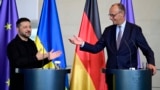 Совместная пресс-конференция канцлера Германии Фридриха Мерца и президента Украины Владимира Зеленского после переговоров в Берлине 13 августа