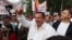 Armenia - Prosperous Armenia Party leader Gagik Tsarukian attends an election campaign rally in Yerevan, June 4, 2026.