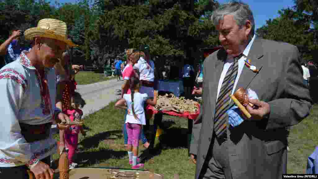 Mircea Snegur la Criuleni...