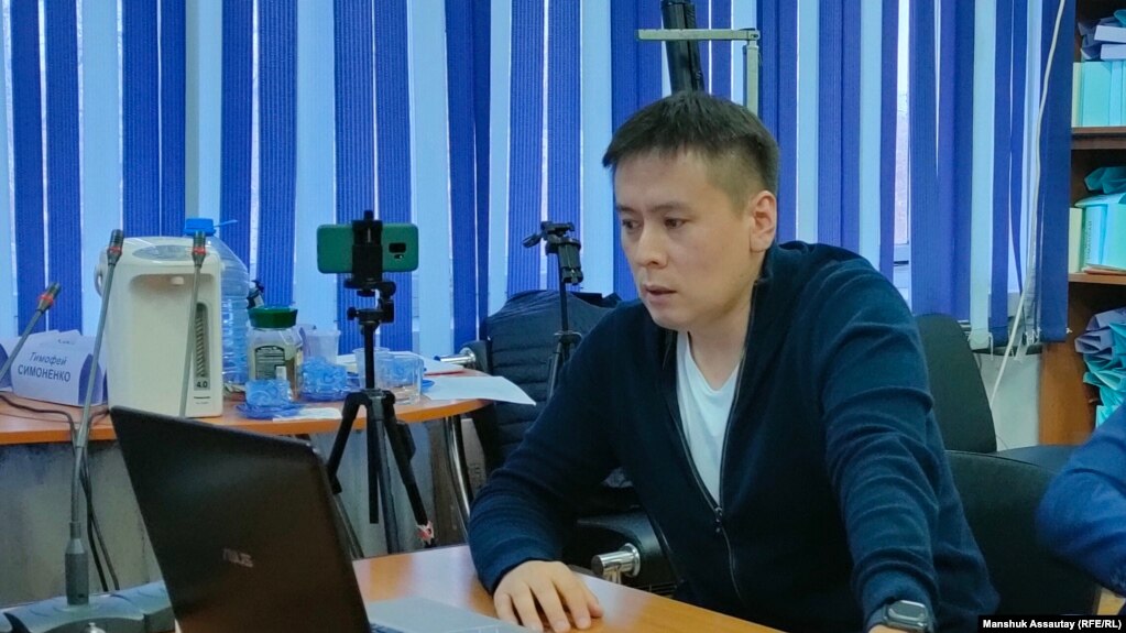 Жанболат Мамай, лидер незарегистрированной Демократической партии Казахстана
