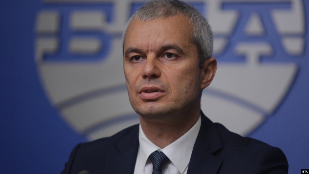 Kostadin Kostadinov, the leader of Bulgaria's far-right Vazrazhdane (Revival) party.