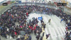 Migrants at the border between Belarus and Poland, Bruzhi, Kiznica