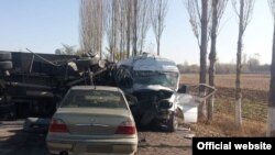 Бишкек-Ош унаа жолундагы жол кырсыгы. 