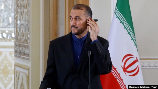 Iranian Foreign Minister Hossein Amir-Abdollahian (file photo)