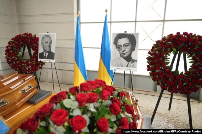 Прощання із Андрієм Мельником та його дружиною Софією Федак-Мельник у Люксембурзі