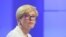 Ingrida Šimonytė közgazdász, korábbi pénzügyminiszter egy 2019-es televíziós vitán.