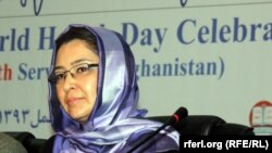 ثریا دلیل وزیر صحت عامه افغانستان 