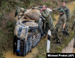 Militari germani în Erftstadt, 17 iulie 2021.