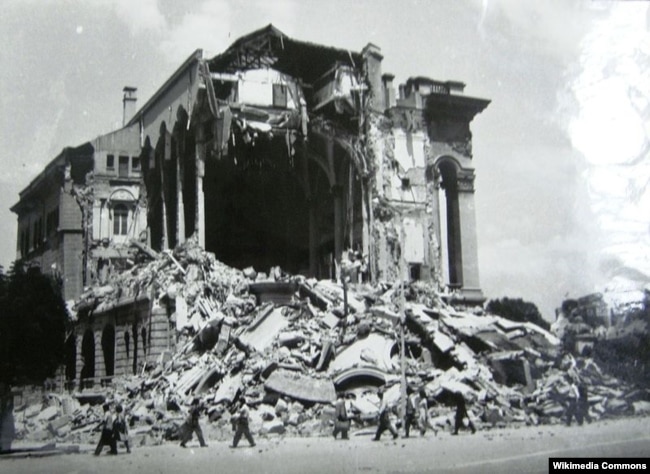 Skoplje nakon zemljotresa 1963. godine