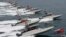 Iran's Revolutionary Guard speed boats. File photo