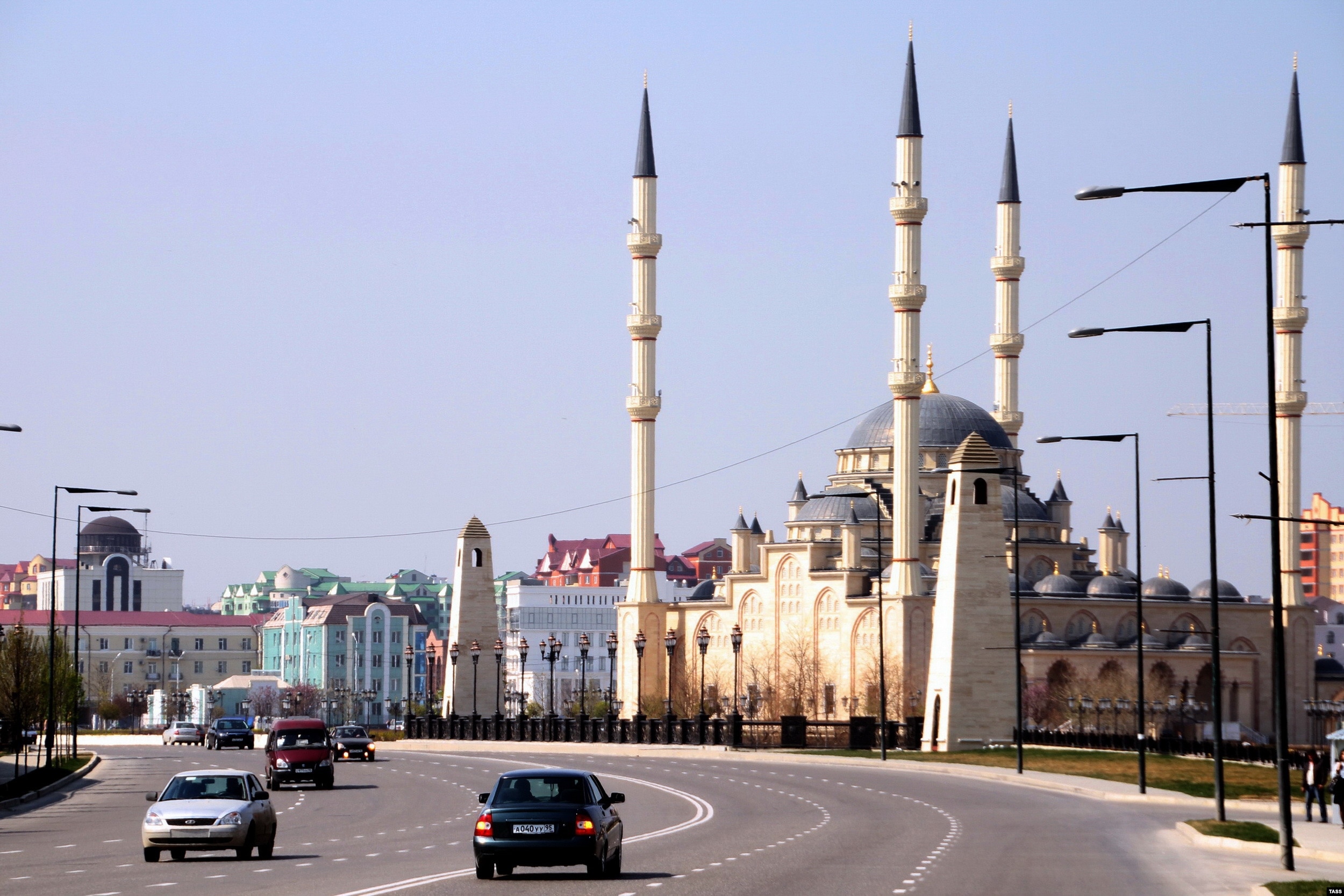 Новая мечеть в Грозном