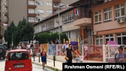 Škola u Severnoj Mitrovici na severu Kosova koja radi u sistemu Srbije, septembar 2023.