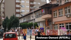 Një shkollë në Mitrovicë të Veriut. Shtator 2023. 