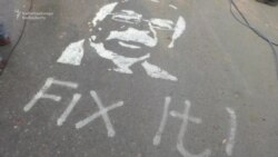 Plague Of Potholes In Pakistani City Targeted By Unorthodox Campaign