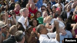 Barack Obama tokom kampanje u Nevadi, novembar 2012.