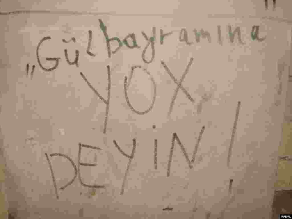 "Gül bayramına yox" #8