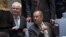 Russian Foreign Minister Sergei Lavrov (right) described UN Ambassador Vitaly Churkin as "a part of my life."