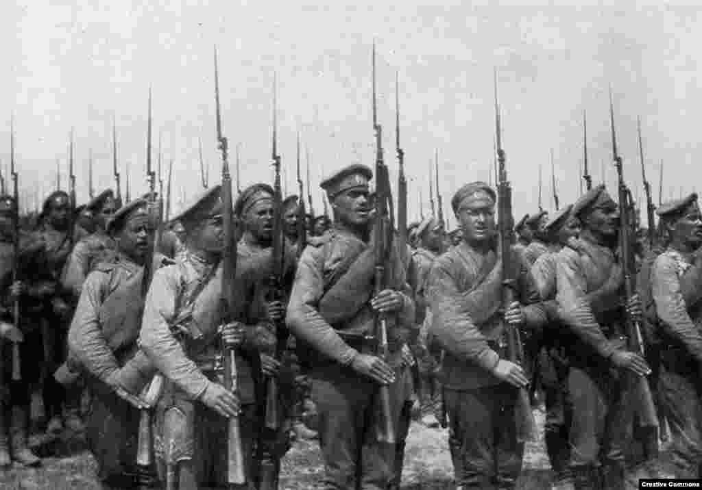 Russian infantry.