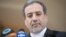 AUSTRIA -- Abbas Araghchi, political deputy at the Ministry of Foreign Affairs of Iran, speaks to the media after the meeting of the Joint Commission of the Joint Comprehensive Plan of Action (JCPOA) attended by the E3+2 and Iran, in Vienna, July 28, 2019