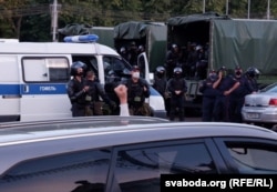 Вечарам 10 жніўня ў Гомлі