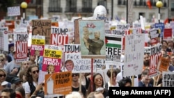 Protesti protiv Trampa u Londonu, ilustrativna fotografija