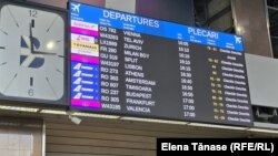 Zbor anulat al companiei Wizz Air către Tel Aviv, Israel, pe Aeroportul International Henri Coandă, Otopeni, 13 iunie 2025.