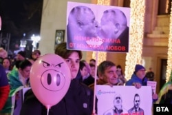 Протестът в Бургас