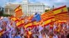 Празднование Национального дня Испании в Барселоне. 12 октября 2017 года

