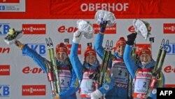 Рік тому, 3 січня 2013 року українська збірна виграла естафетну гонку в Обергофі