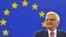 France --New European Parliament President Polish Jerzy Buzek delivers a speech during the opening session at the European Parliament in Strasbourg, 14Jul2009