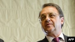 Russian Deputy Foreign Minister Mikhail Bogdanov (file photo)