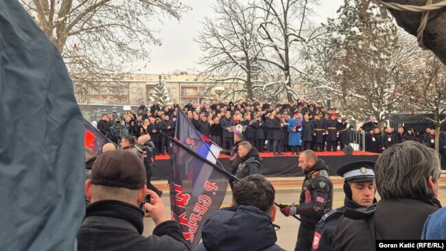 "Ujqërit e Natës" në Banjallukë, Bosnje, 9 janar 2026.
