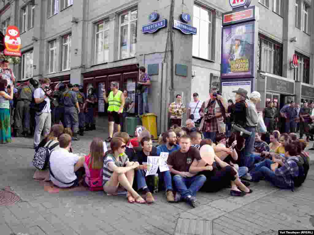 Сидяча акція протесту в Москві