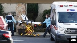 La un spital din Washington, unde a fost adus un nou pacient diagnosticat cu Covid-19.