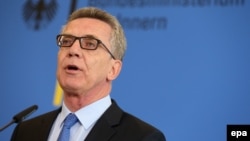 German Interior Minister Thomas de Maiziere said it was critical to prevent people from becoming "so radicalized that they are in danger of becoming terrorists."