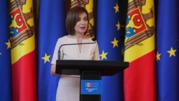Presidentja e Moldavisë, Maia Sandu. 