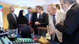 International Atomic Energy Agency (IAEA) Director General Rafael Grossi visits Iran's nuclear achievements exhibition in Tehran on April 17, 2025.