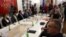 Jedan od sastanaka parlamentarne većine u pokušaju da formiraju treću Vladu Crne Gore. September 2022.